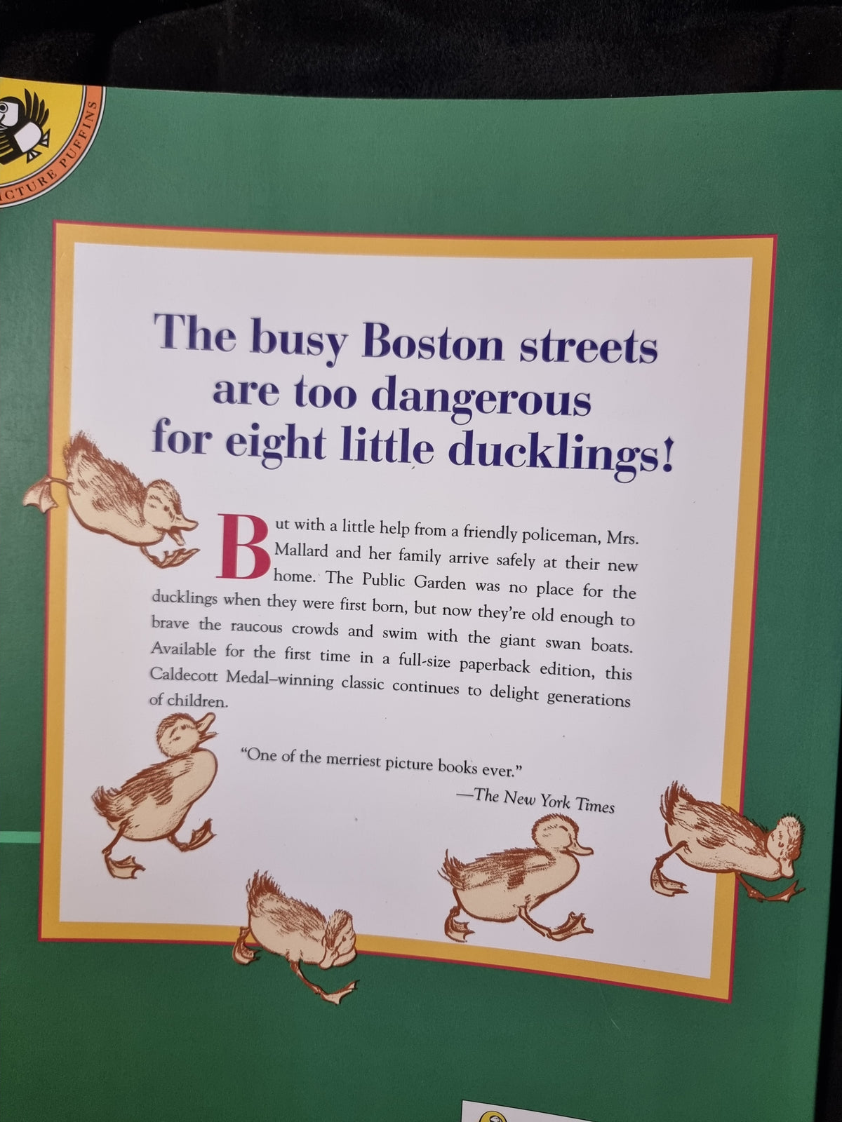 Make Way for Ducklings