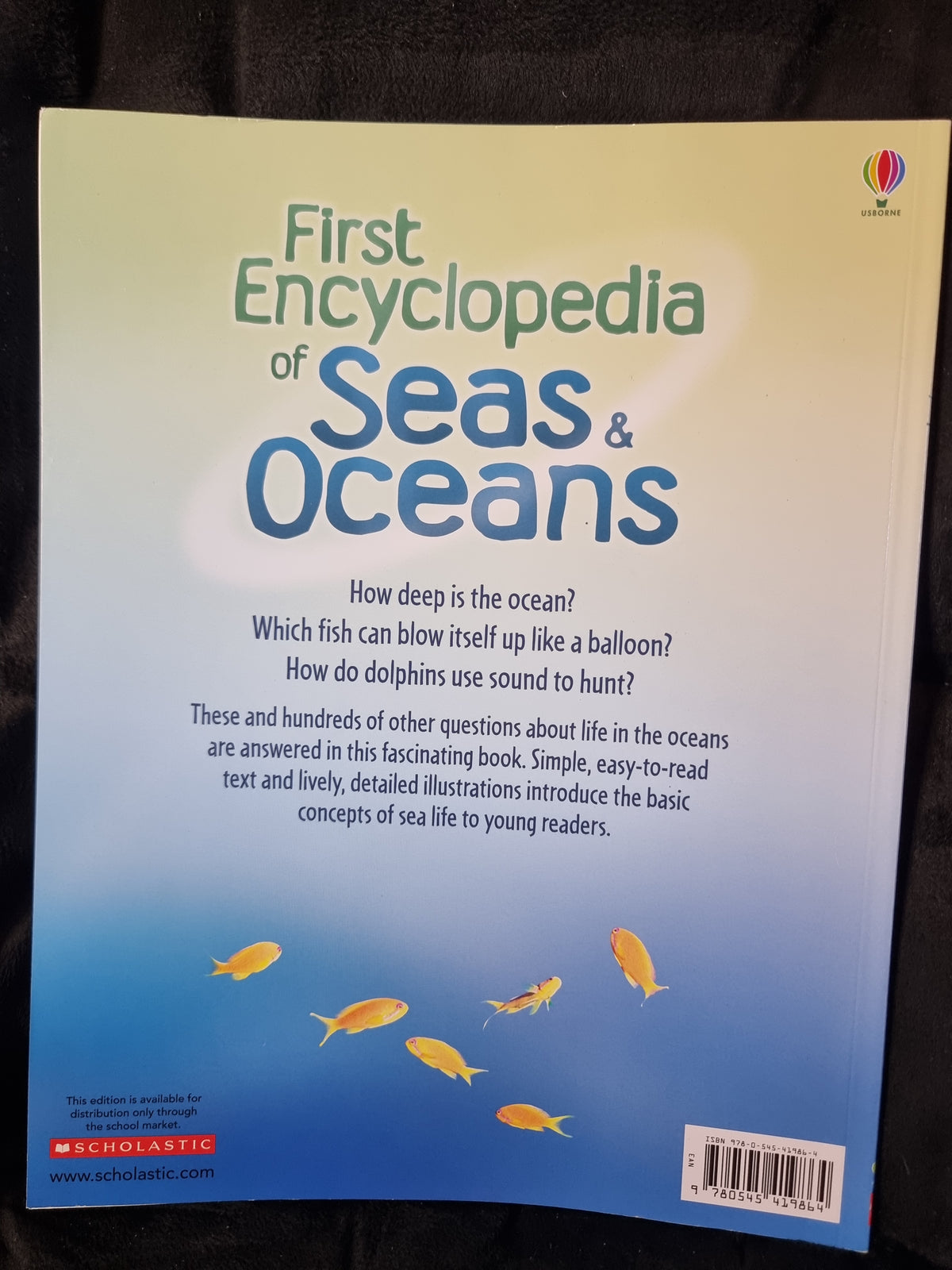 Usborne First Encyclopedia of Seas and Oceans