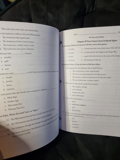 The Story of the World - Volume 1 Ancient Times Tests and Answer Key