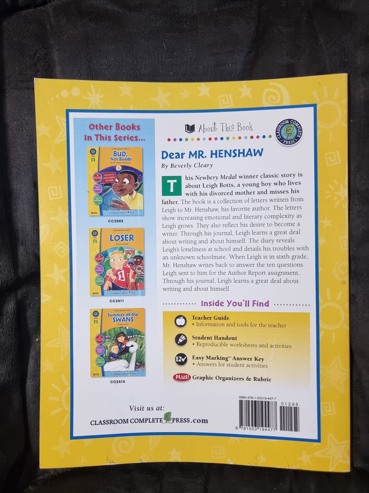 Dear Mr. Henshaw - Literature Kit