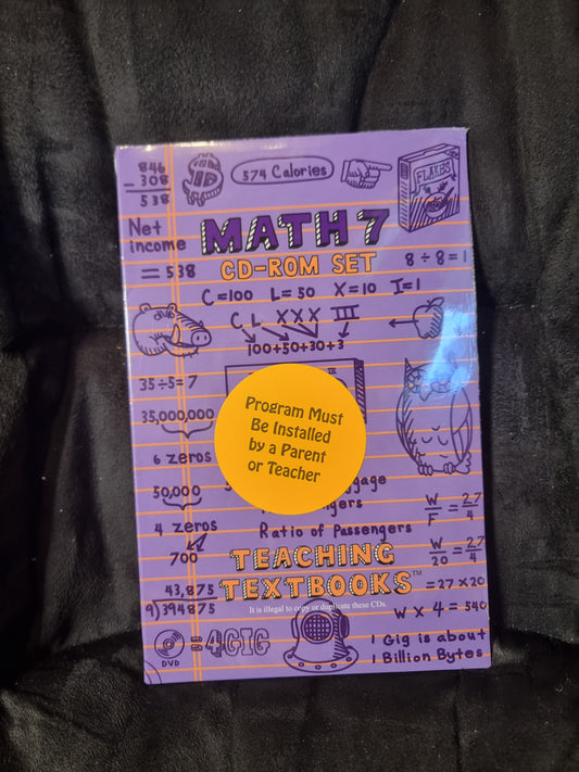 Teaching Textbooks - Math 7