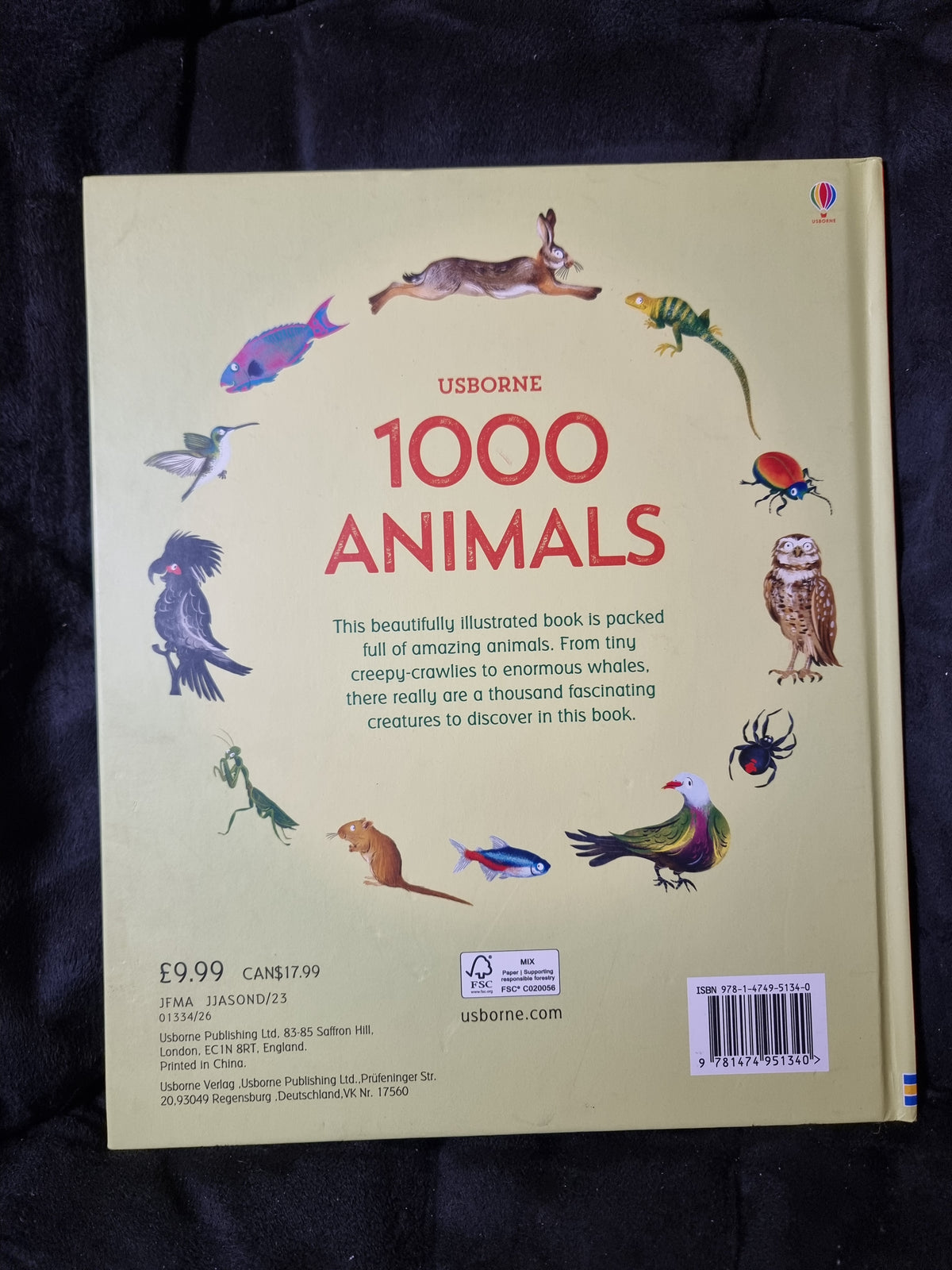 Usborne 1000 Animals