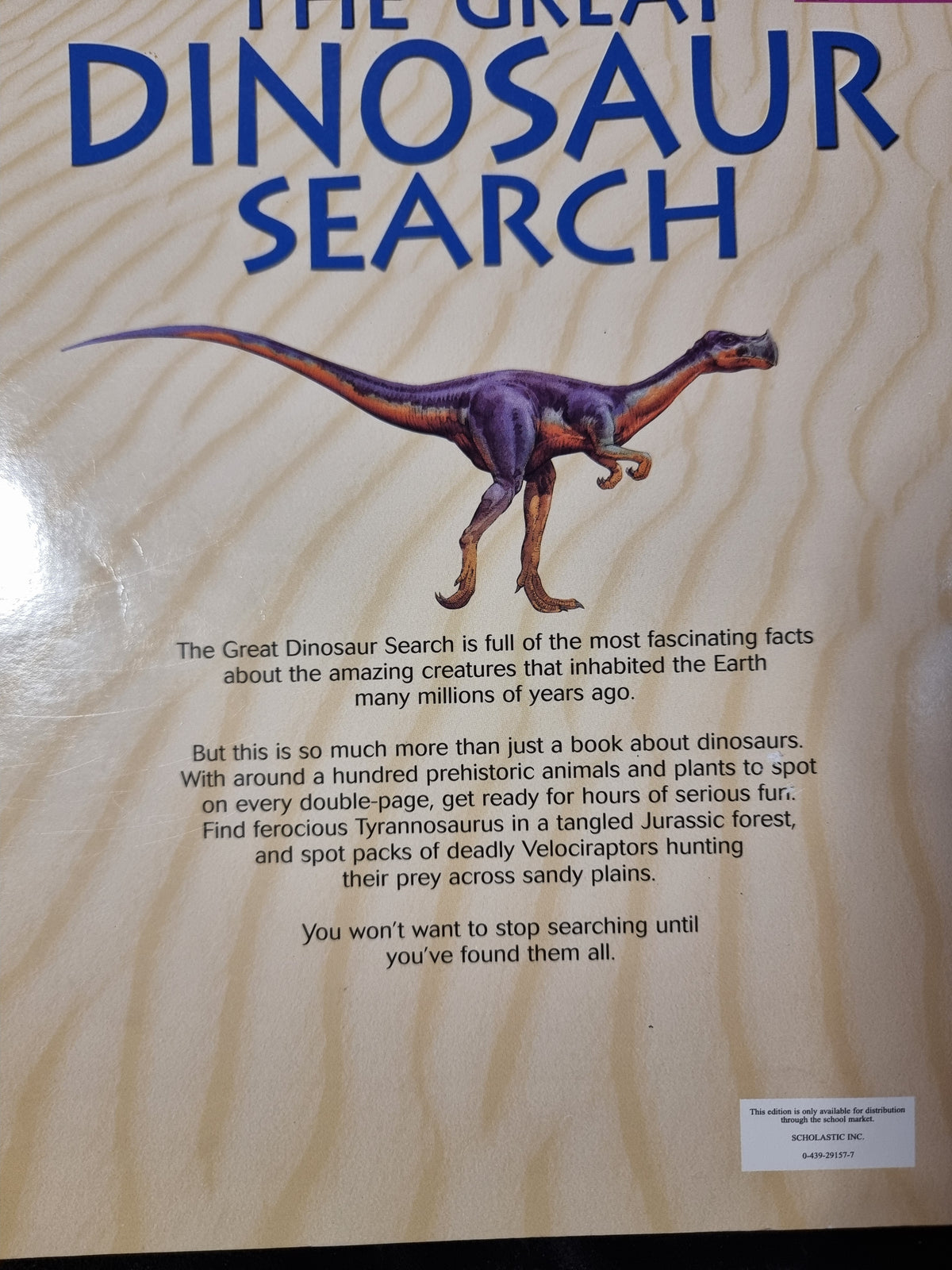 Usborne The Great Dinosaur Search