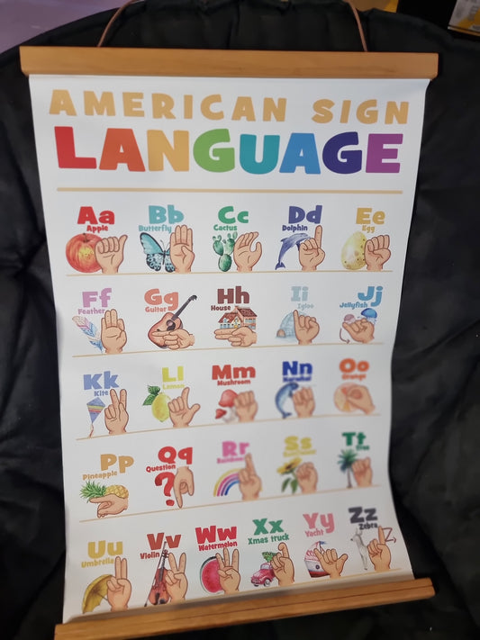 American Sign Language Poster