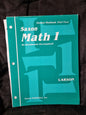 Saxon Math 1 Student Workbook Part 2