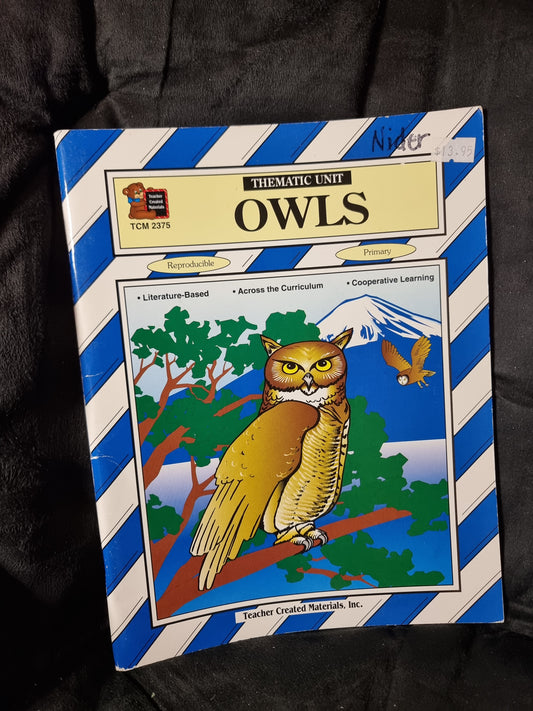 Owls Unit Study