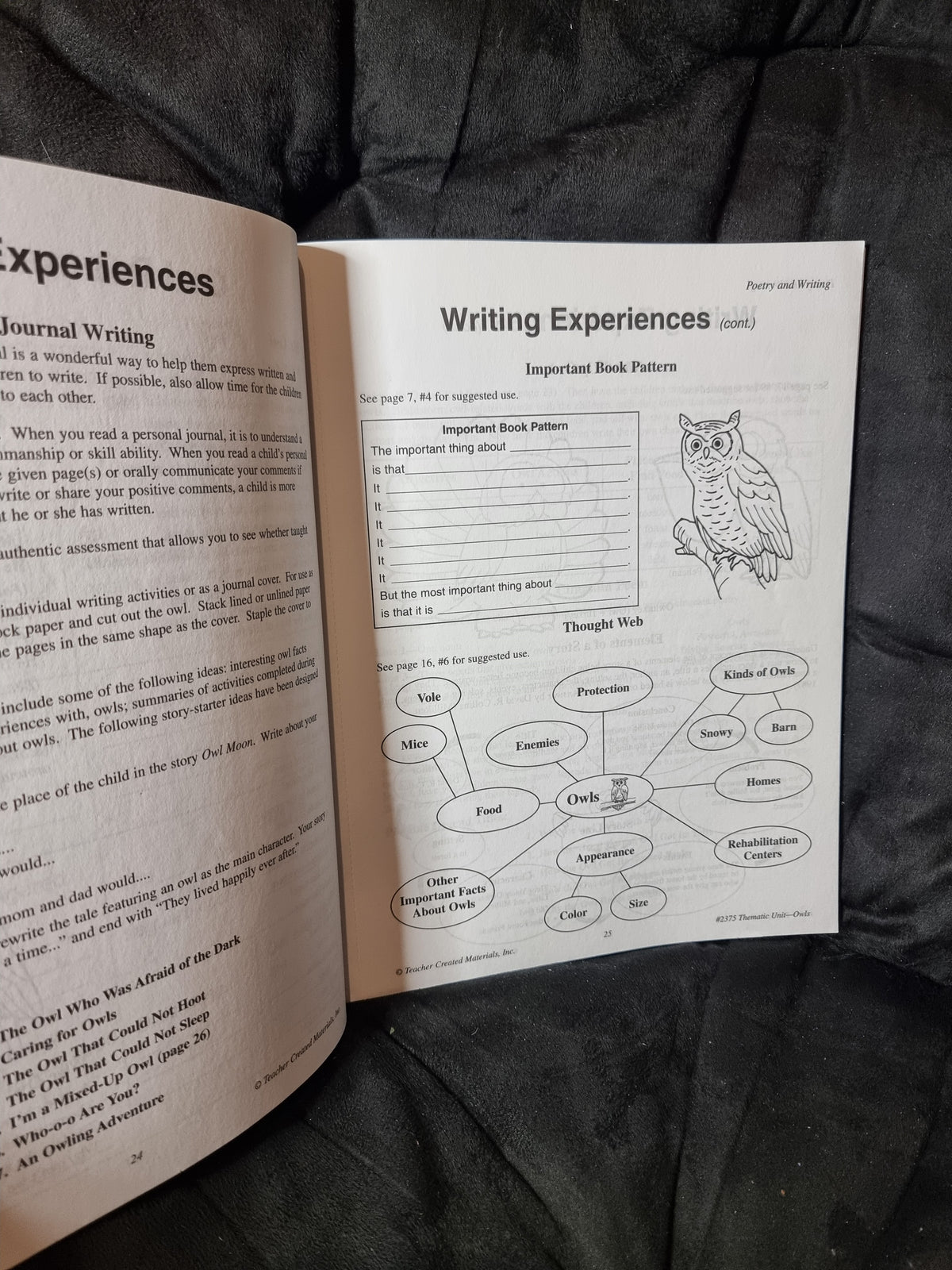 Owls Unit Study