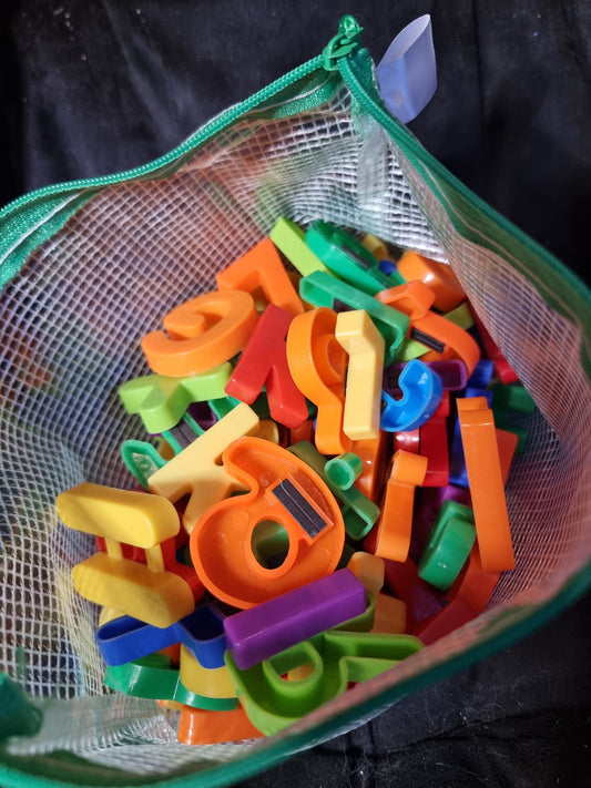 Bag of Small Magnetic Letters
