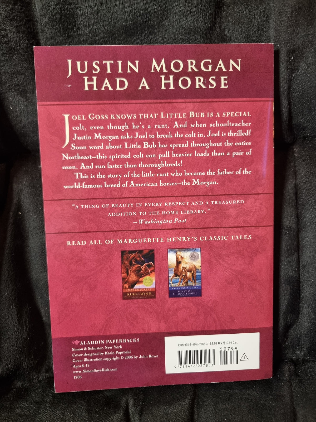 Justin Morgan Had A Horse