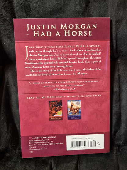 Justin Morgan Had A Horse