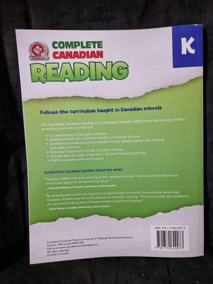 Complete Canadian Reading Kinder