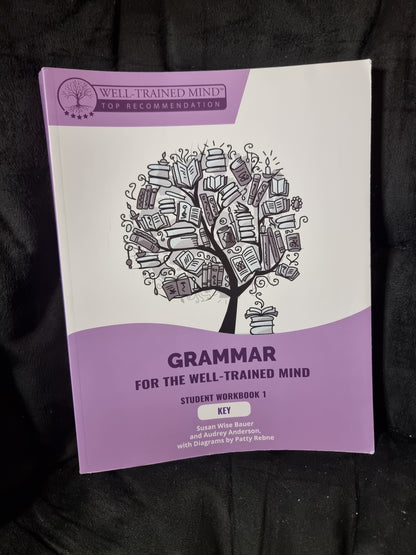 Grammar For The Well Trained Mind Student Workbook 1 Key