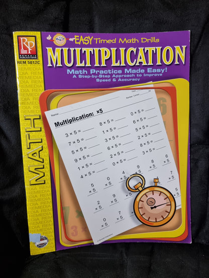 Easy Timed Math Drills Multiplication