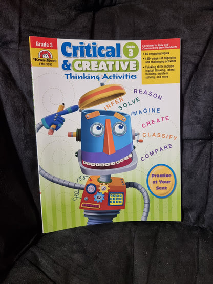 Evan Moor Critical and Creative Thinking Activities Grade 3