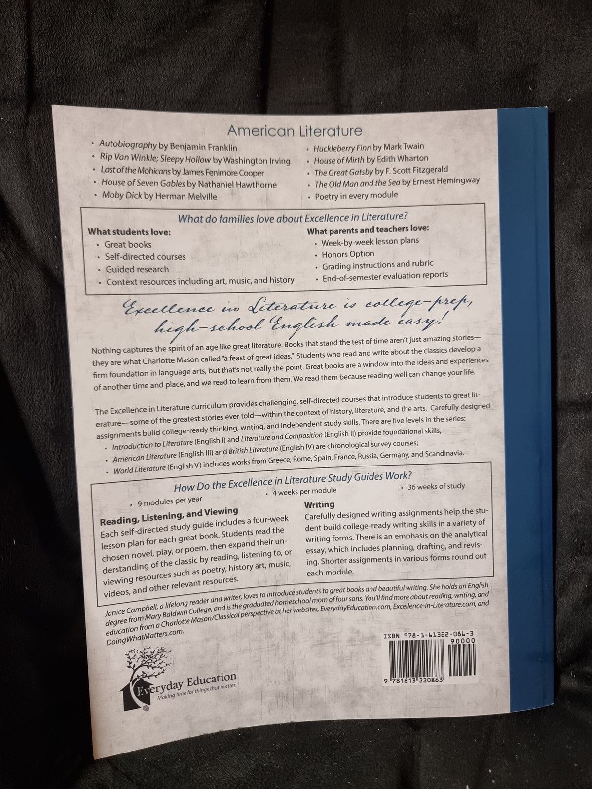Excellence in Writing American Literature