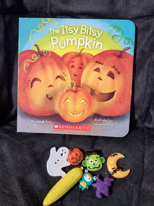 Itsy Bitsy Pumpkin Book & Retell