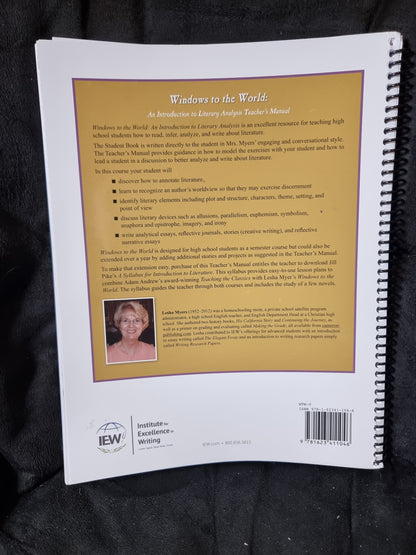IEW Windows to the World Teachers Manual