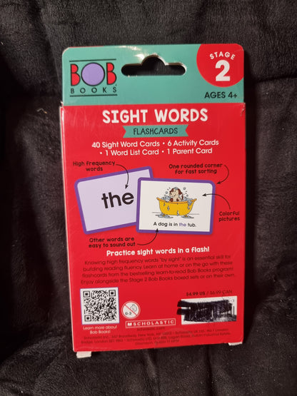 BOB Sight Words Flash Cards Grade 2