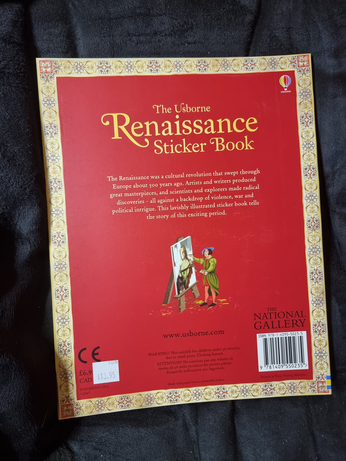 Usborne Renaissance Sticker Book