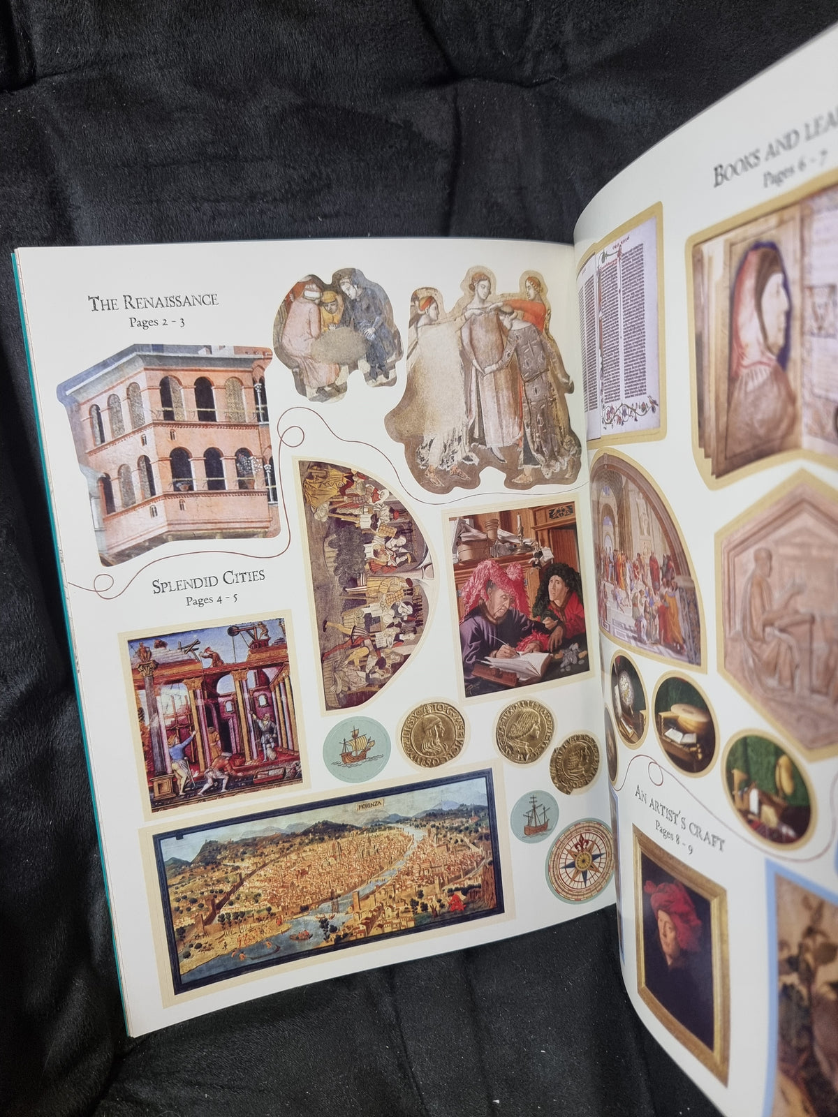 Usborne Renaissance Sticker Book