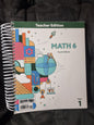 BJU Math 6 Teacher's Part 1