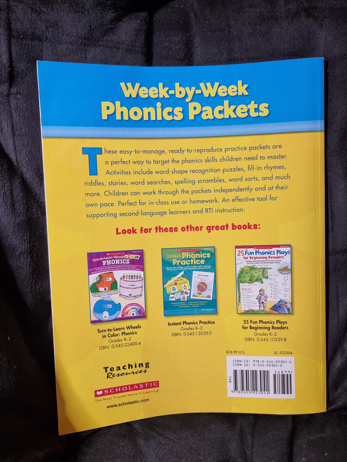 Scholastic Week By Week Phonics Packets