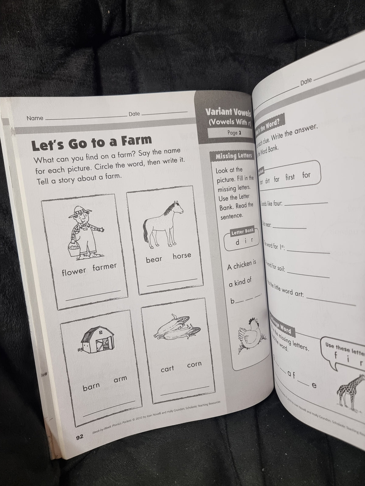 Scholastic Week By Week Phonics Packets