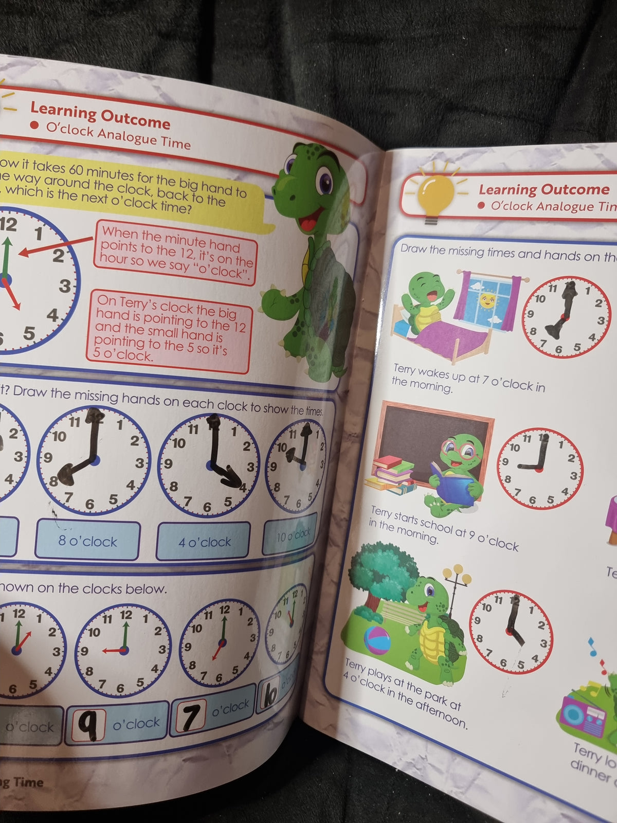 Wipe Clean Learning Telling Time