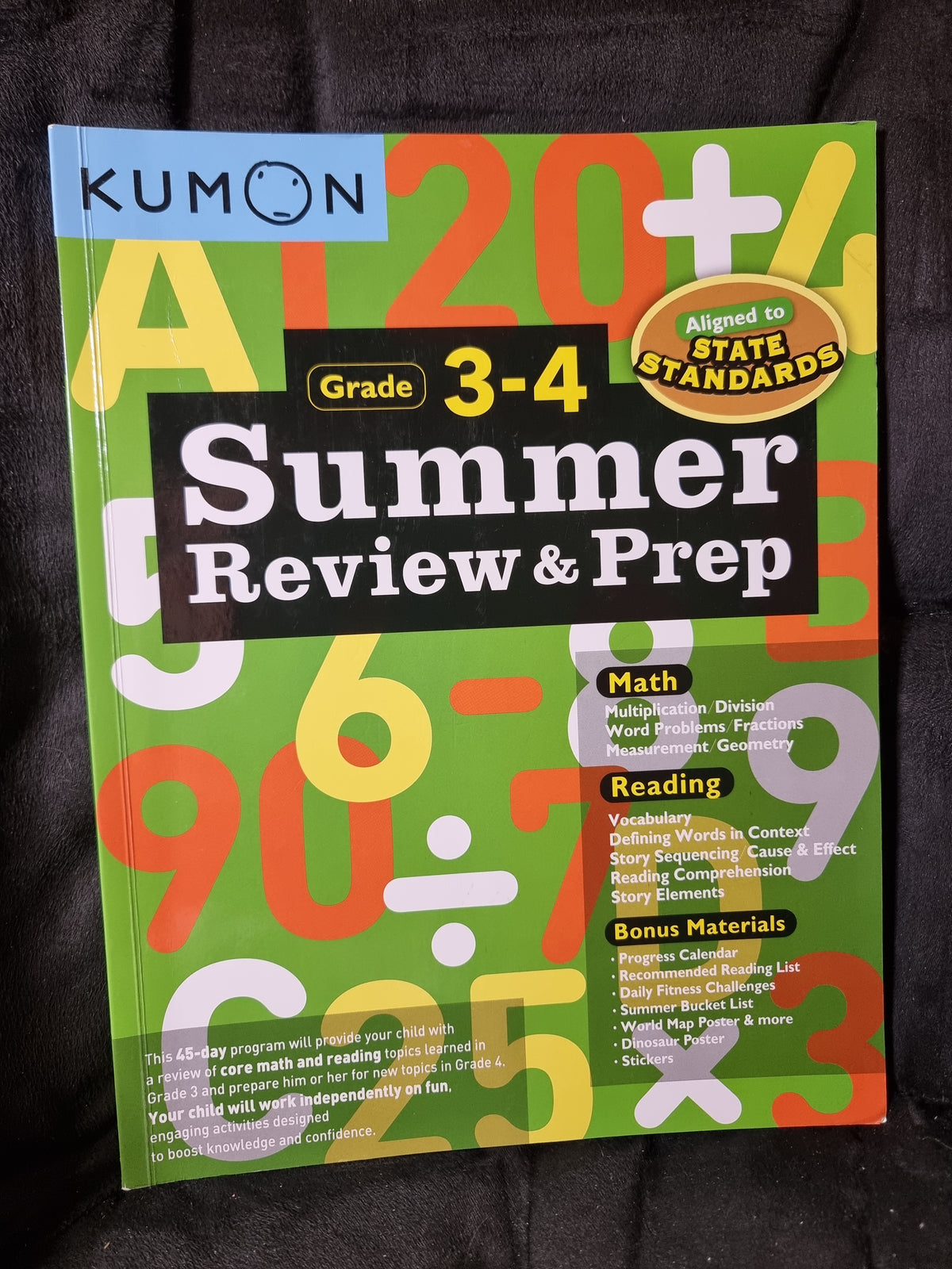 Kumon Grade 3-4 Summer Review and Prep