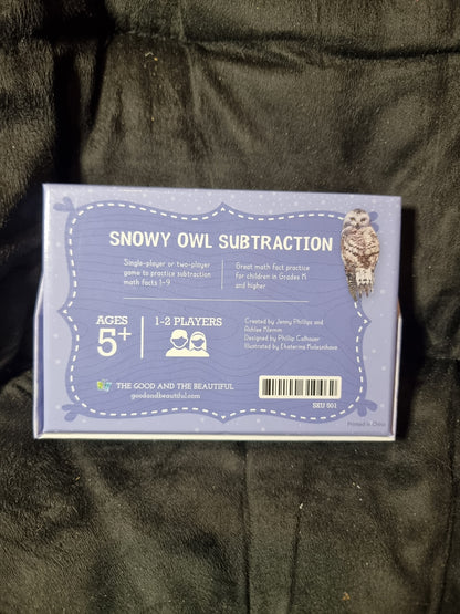 The Good and The Beautiful Snowy Owl Subtraction