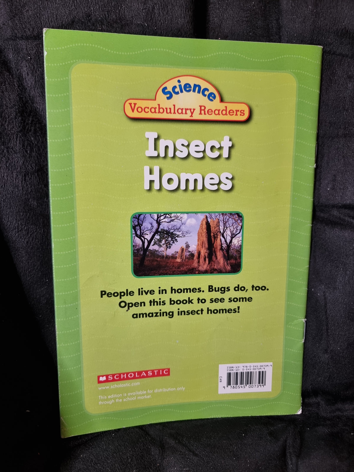 Science Vocabulary Readers Inset Homes