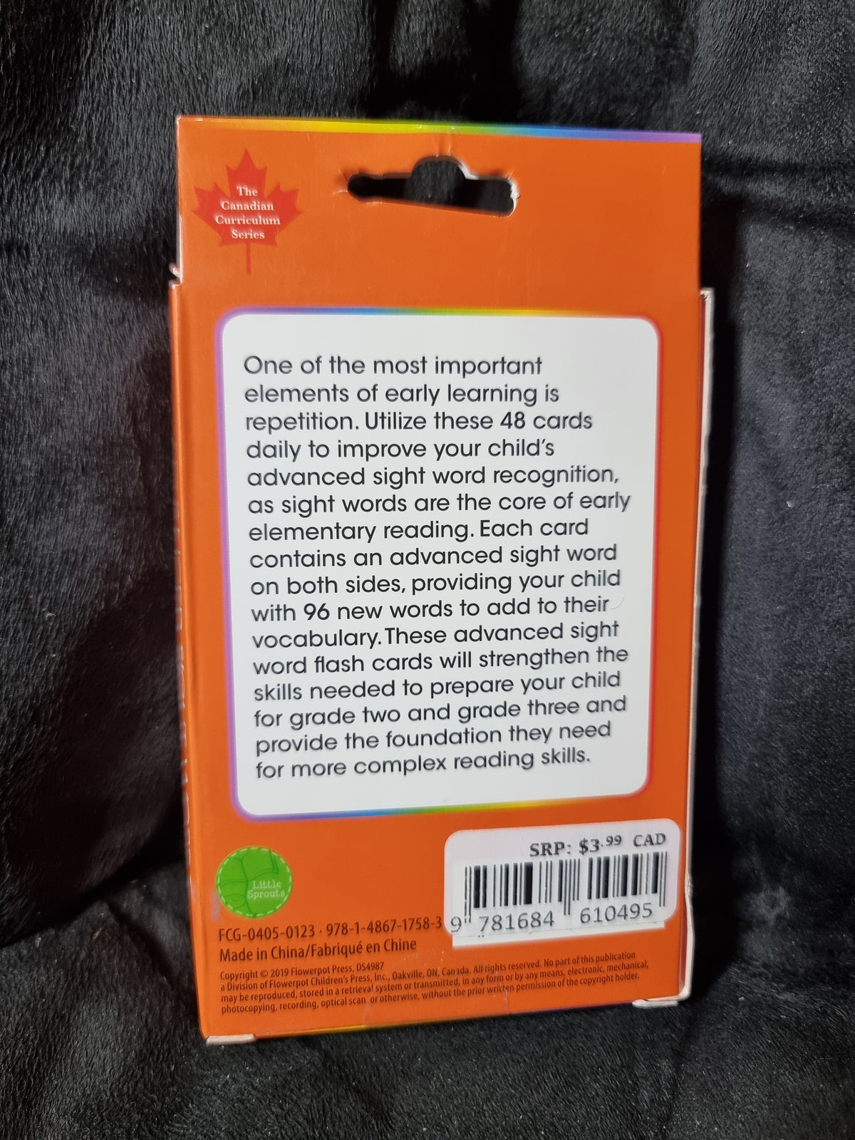 Advanced Sight Words Flash Cards